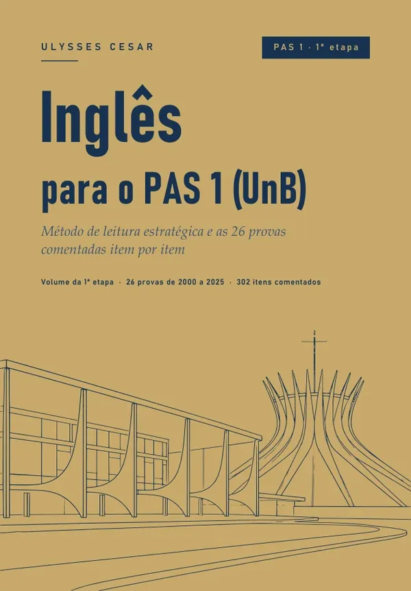 Capa do livro Inglês para o PAS 1