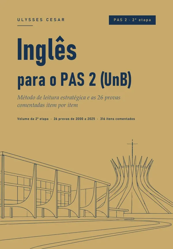 Capa do livro Inglês para o PAS 2